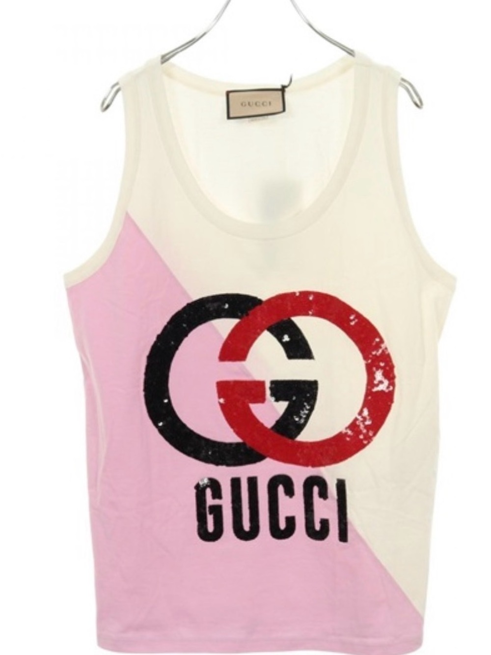 GUCCI Interlocking G Sequin Tank